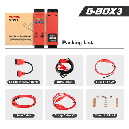 Autel MaxiIM G-BOX3 Packing List