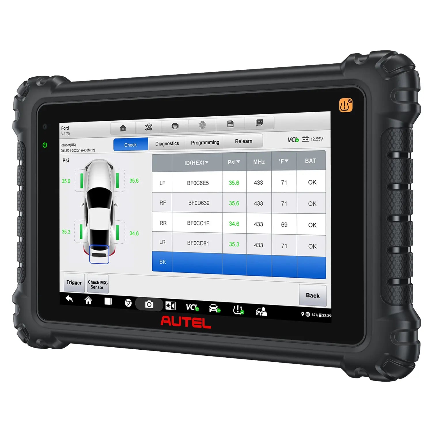 Autel Maxisys MS906 Pro TS Diagnostic Scanner full tpms functions