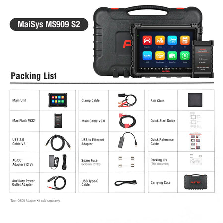 MS909S2 Packing List