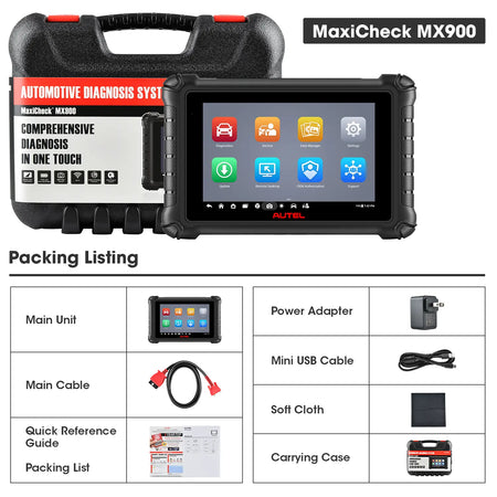 Autel MaxiCheck MX900 Packing List