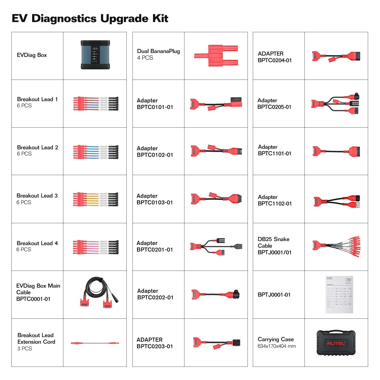 Autel MaxiSys Ultra EV Diagnostics Upgrade Kit