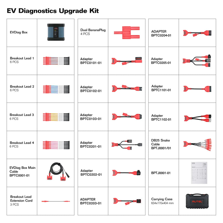 Autel MaxiSys Ultra EV Diagnostics Upgrade Kit