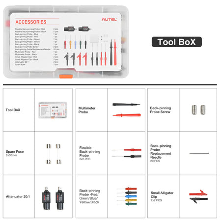 Autel MaxiSys Ultra S2 Diagnostic Scanner Packing List
