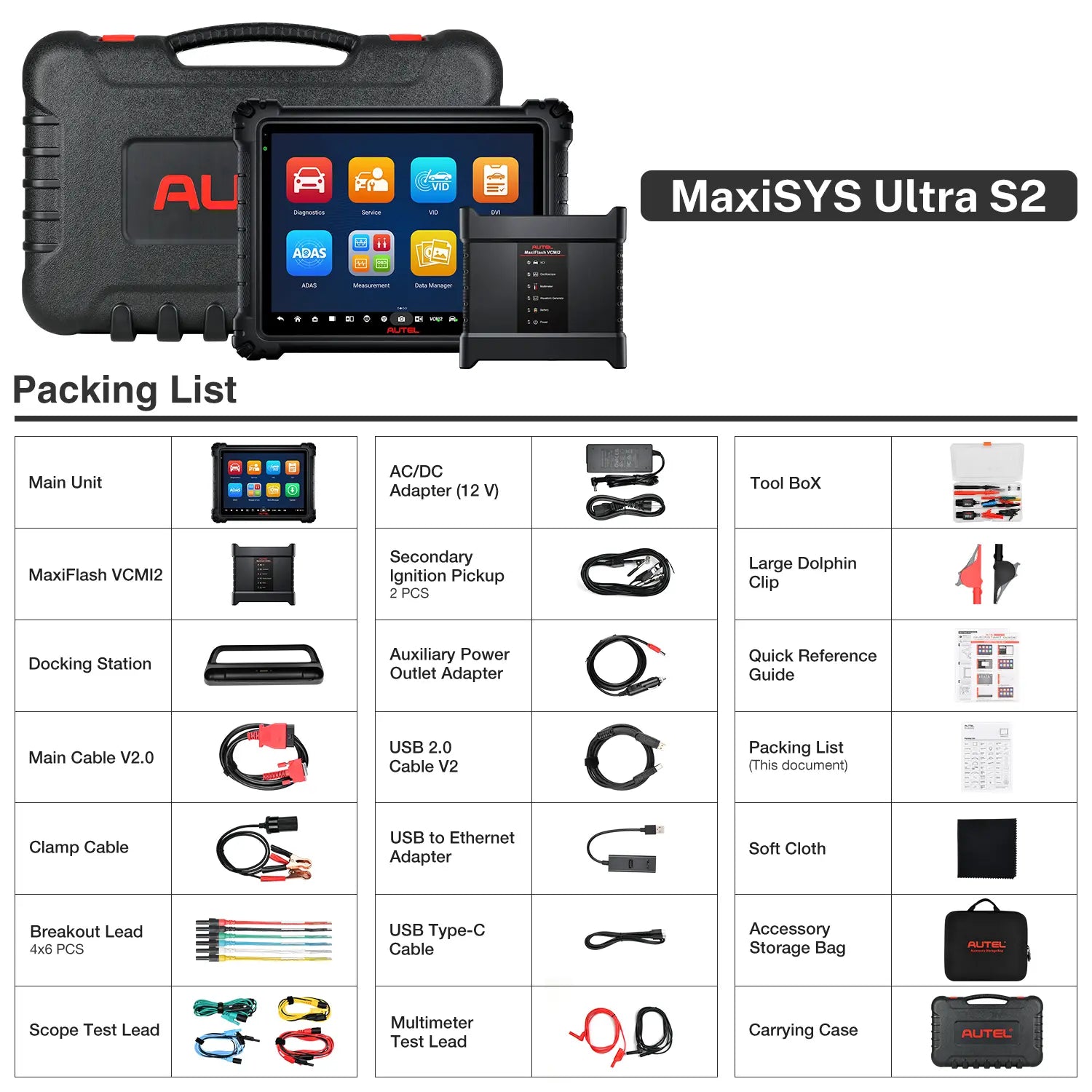 Autel MaxiSys Ultra S2 EV Out-of-Vehicle Battery Pack Diagnostics