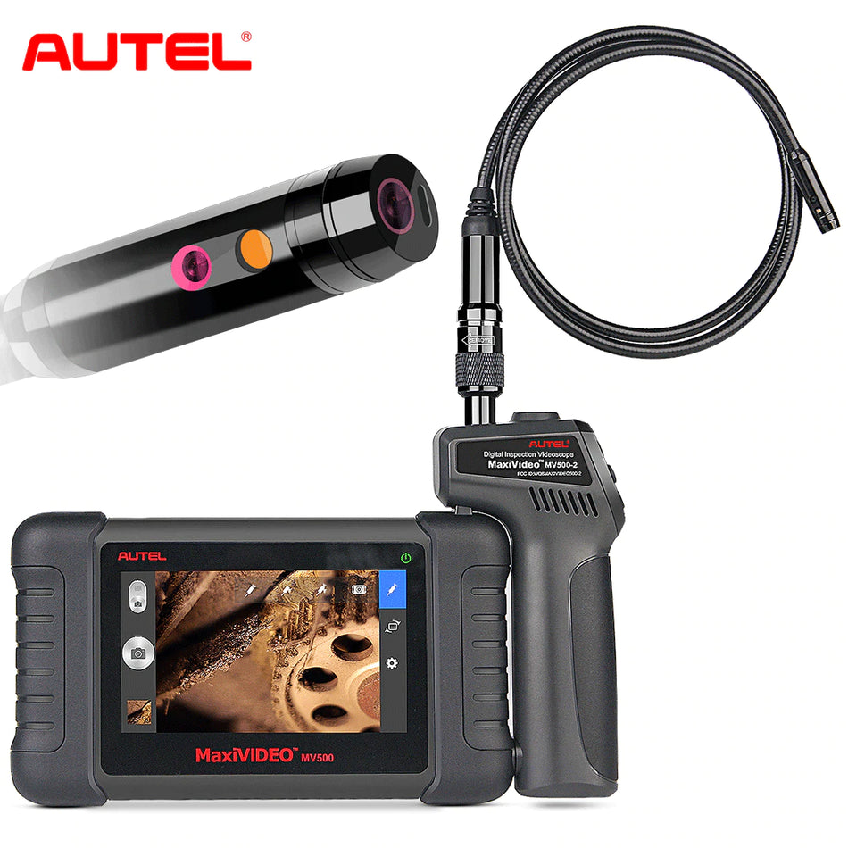 Snake camera with light